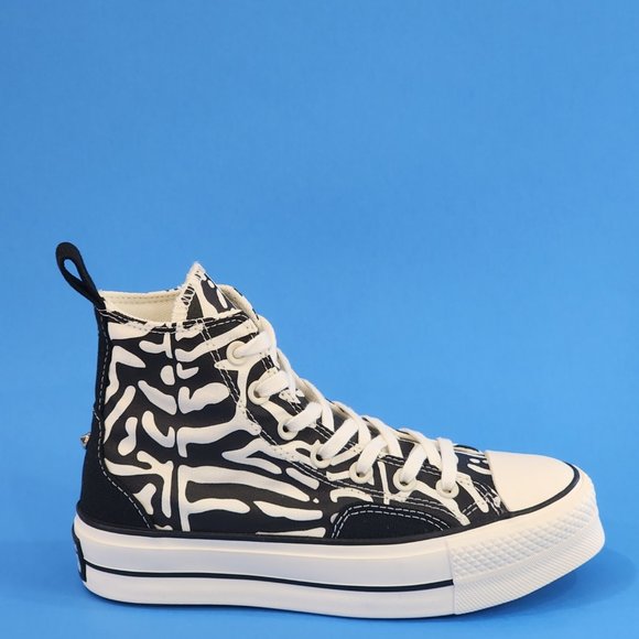 Converse CTAS High Top Lift Animal Mix Women's Platform Sneakers A03713C NWT - Picture 2 of 6